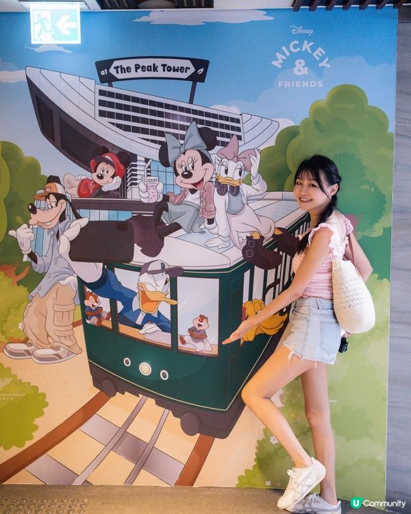 ｢米奇與好友｣玩轉香港太平山頂!🚠