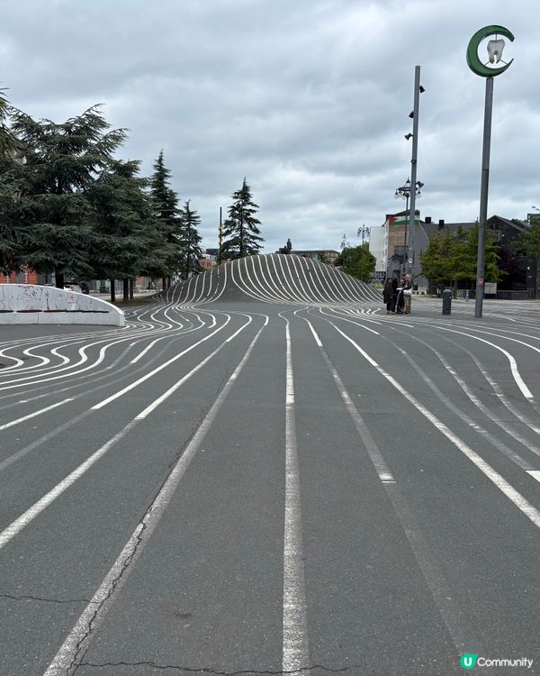 到探哥本哈根隱世線條公園Superkilen Park😍