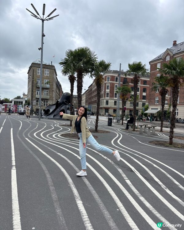 到探哥本哈根隱世線條公園Superkilen Park😍