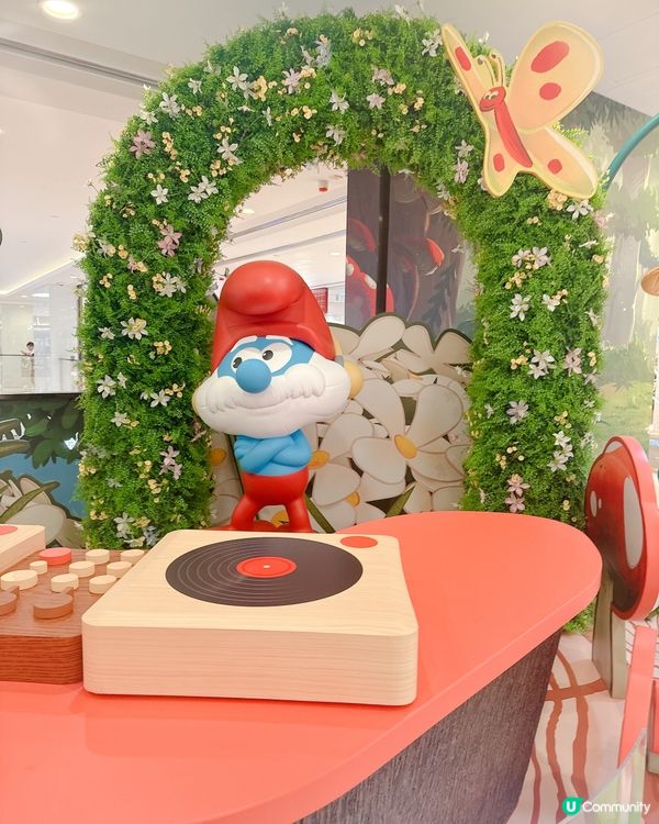 尖咀海港城！藍精靈打卡位📸！勁可愛😍！