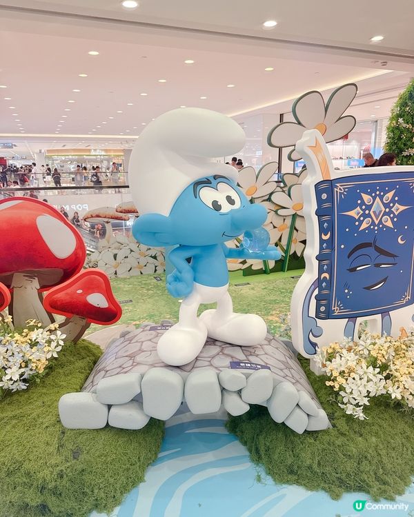 尖咀海港城！藍精靈打卡位📸！勁可愛😍！