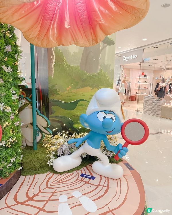 尖咀海港城！藍精靈打卡位📸！勁可愛😍！