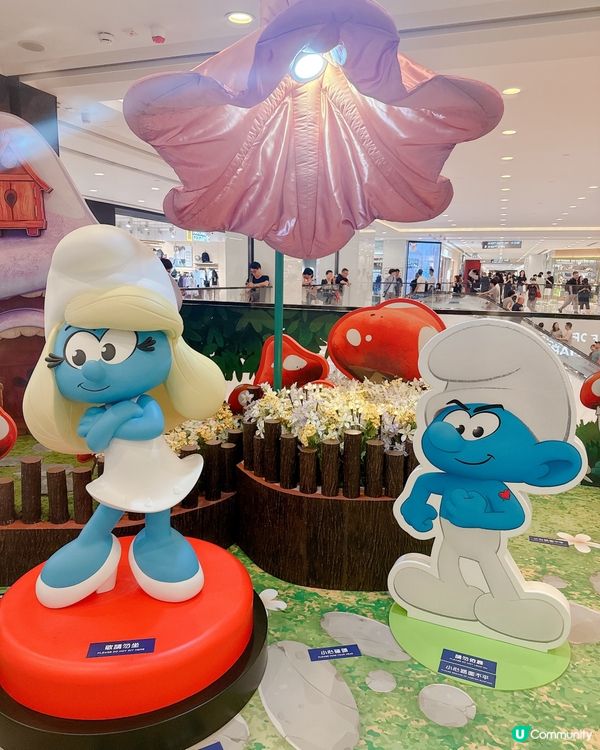 尖咀海港城！藍精靈打卡位📸！勁可愛😍！