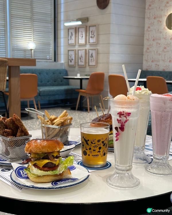 【東涌水岸】😋 美式滋味！和牛漢堡🍔豬肋骨超正！🍖