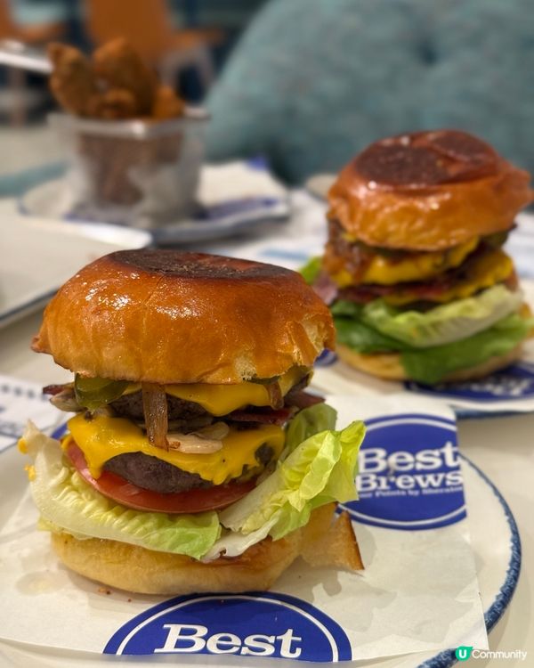 【東涌水岸】😋 美式滋味！和牛漢堡🍔豬肋骨超正！🍖