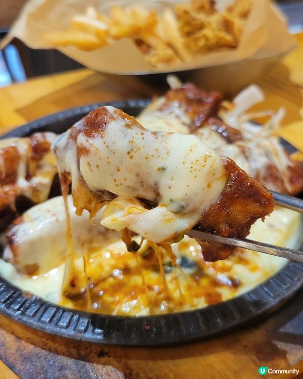 韓國炸雞芝士排骨😋！正到爆！🔥