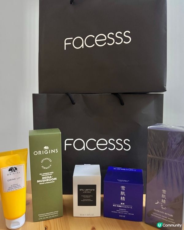  🛍 Facesss 購物攻略+戰利品分享