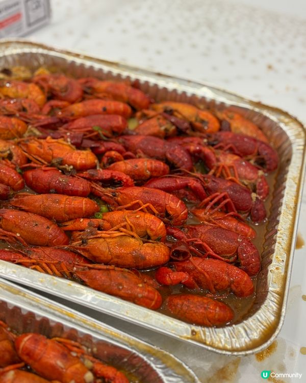 爆汁小龍蝦外賣🤤！香蒜麻辣超正！