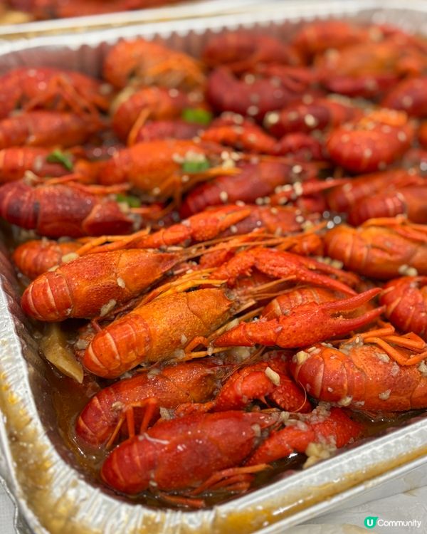 爆汁小龍蝦外賣🤤！香蒜麻辣超正！