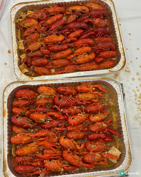 爆汁小龍蝦外賣🤤！香蒜麻辣超正！