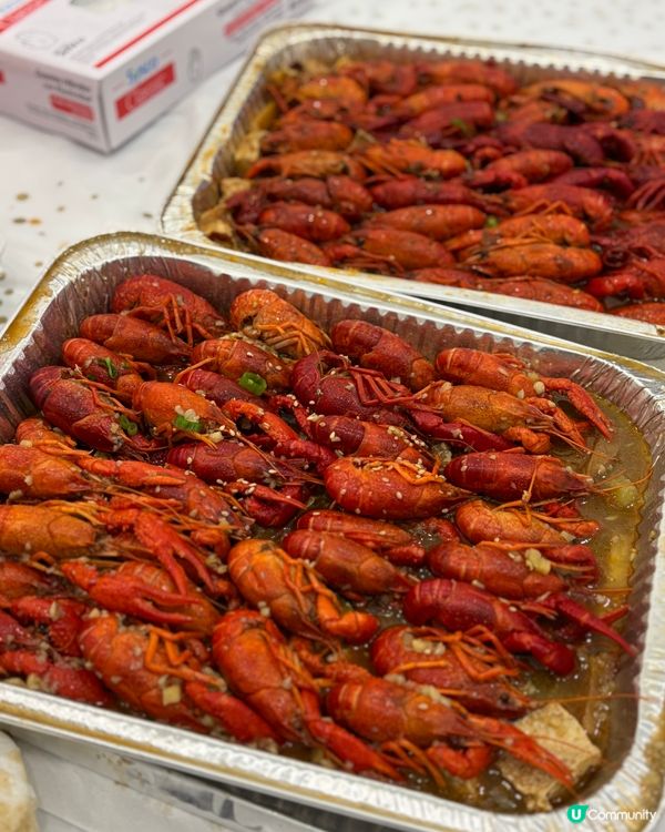 爆汁小龍蝦外賣🤤！香蒜麻辣超正！