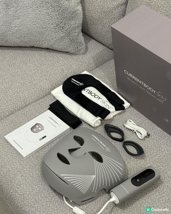 Ｉ全新 CurrentBody Skin LED 6合1光療面膜儀+亮白胸頸美容儀組合Ｉ