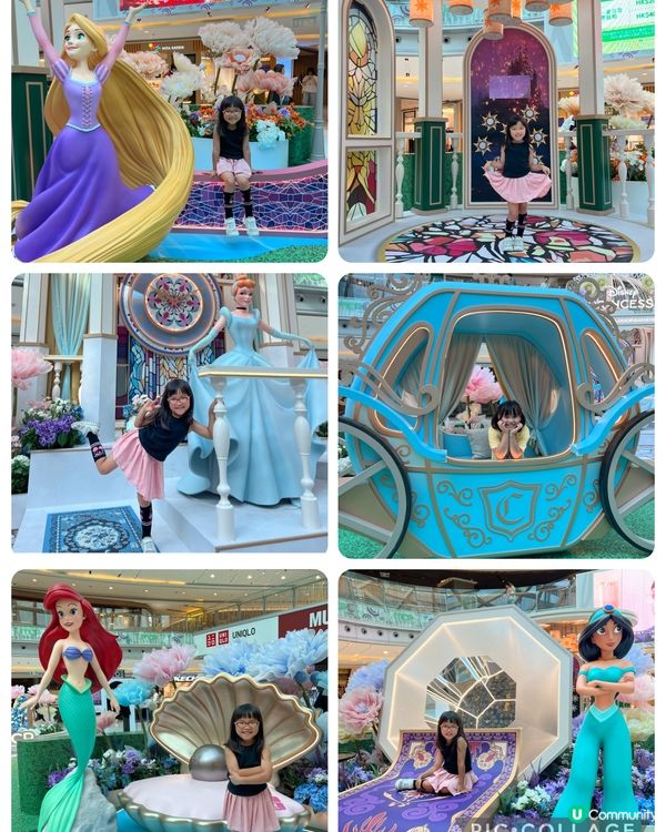 迪士尼公主花園打卡！🏰✨ 夏日必去！