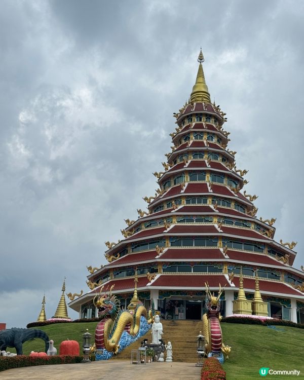 清邁清萊一日遊📸！白廟藍廟紅廟打卡🤩