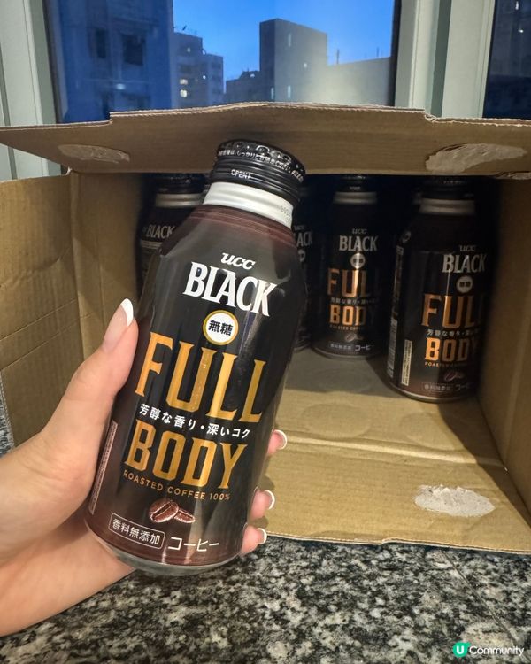 UCC極致Full Body黑咖啡，香濃無糖新體驗！☕️
