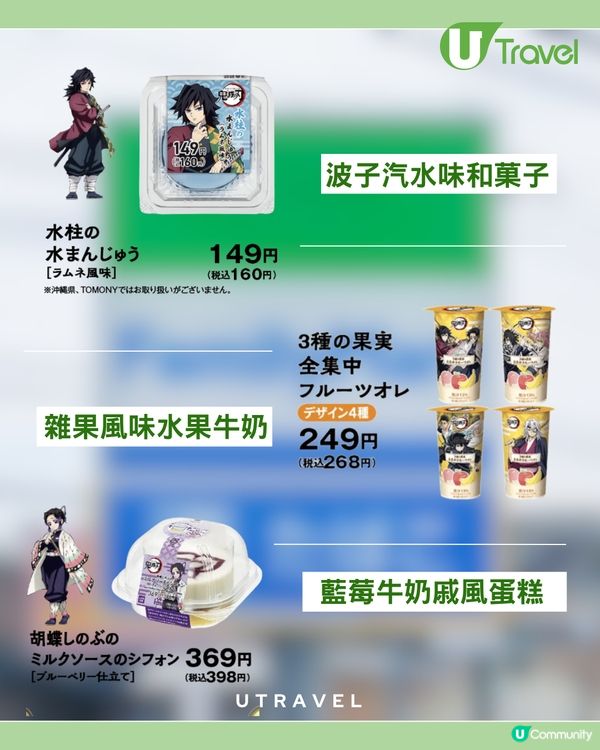 日本FamilyMart聯乘《鬼滅之刃》！炭治郎忌廉卷/胡蝶忍蜜瓜包 送文件夾/一番賞！