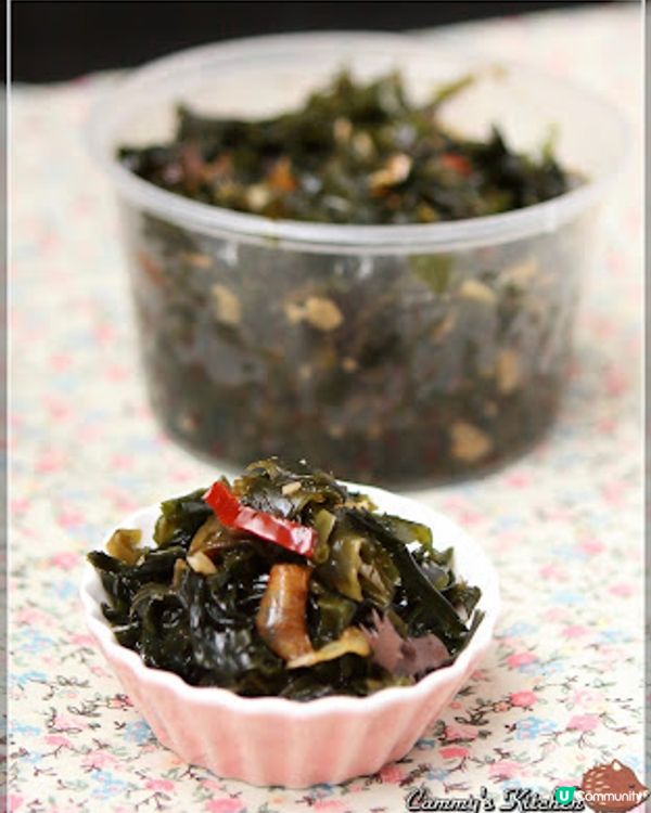 夏日解暑必食！超簡單涼拌海帶食譜，3分鐘懶人版🌊🥗