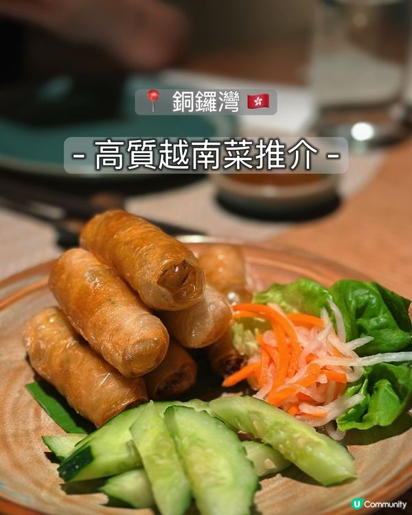 越南菜推介！😋 環境一流聚餐首選！