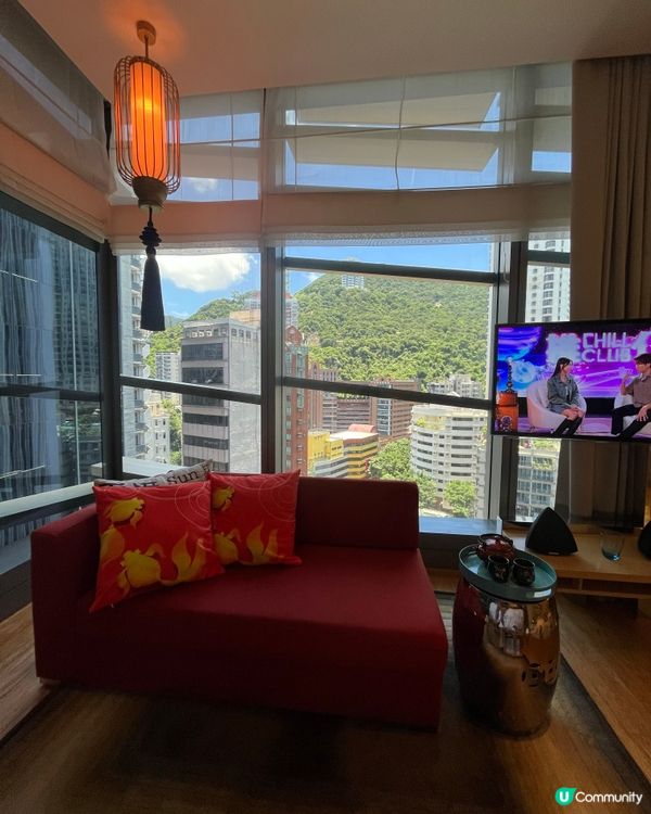 開箱港式風格落地玻璃港島酒店📨🎈🧸