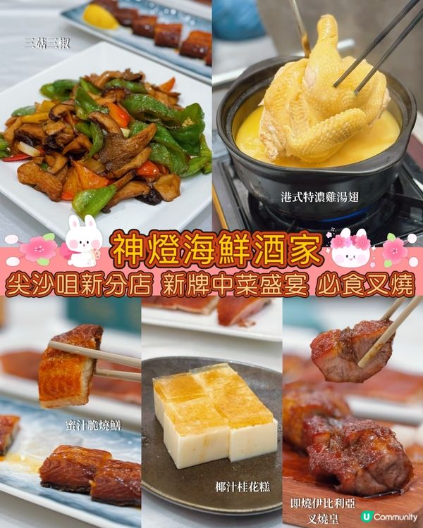 尖咀新派粵菜🤤！叉燒燒肉必食！