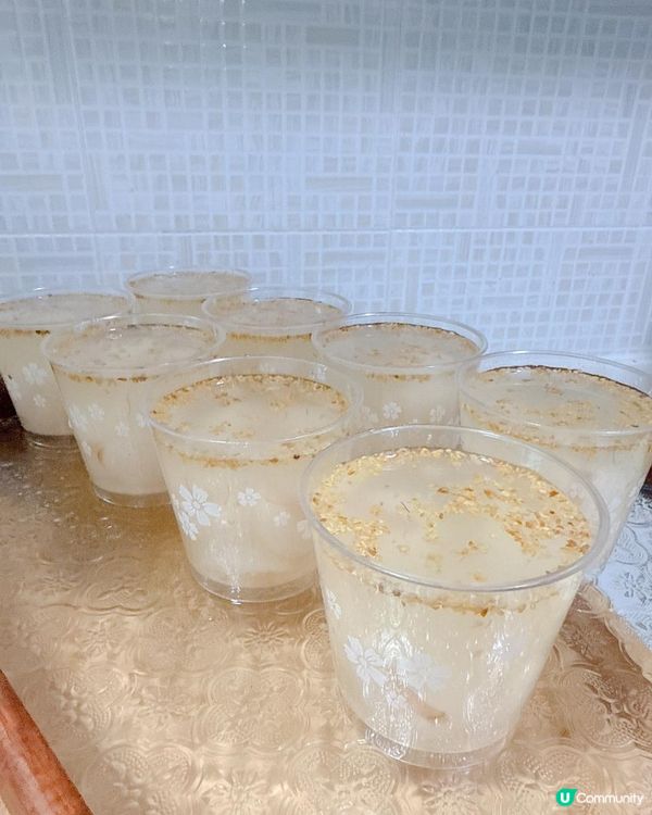 消暑荔枝桂花椰汁糕🤤 四種材料就搞掂