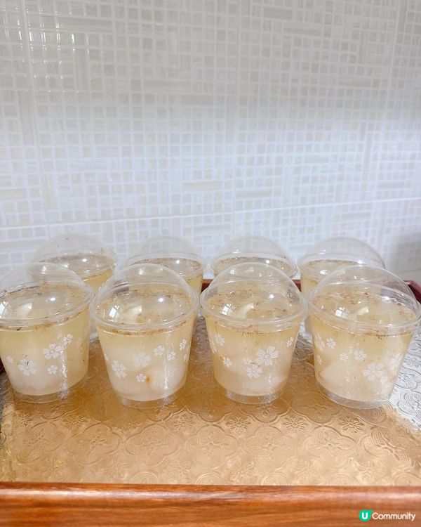 消暑荔枝桂花椰汁糕🤤 四種材料就搞掂