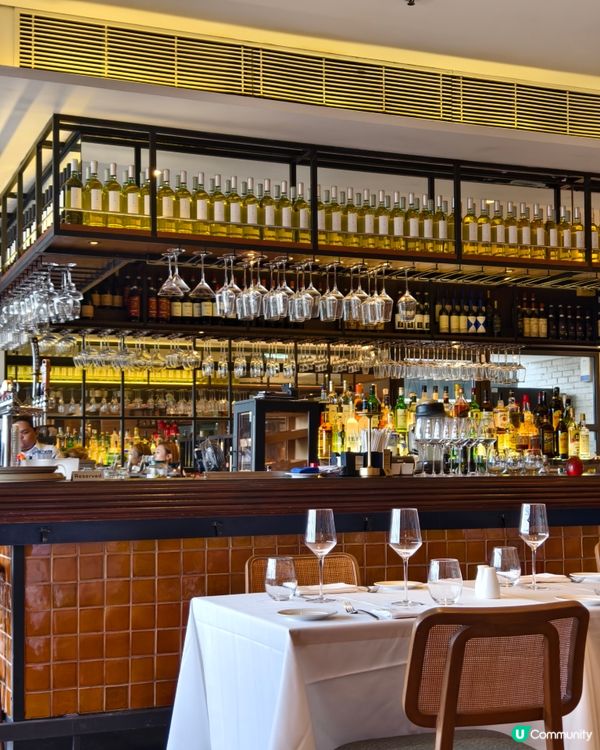 望著維港景享用高級意大利菜