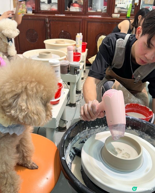 第一次帶埋愛犬玩陶藝！超好玩🤩 暑假必去！🔥
