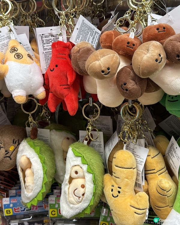 Dasio公仔鎖匙扣🤣榴槤人蔘牛肉丸咩都有