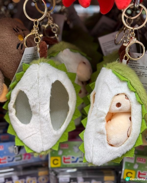 Dasio公仔鎖匙扣🤣榴槤人蔘牛肉丸咩都有