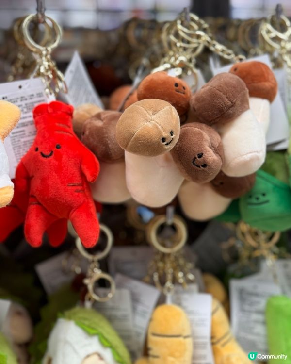 Dasio公仔鎖匙扣🤣榴槤人蔘牛肉丸咩都有