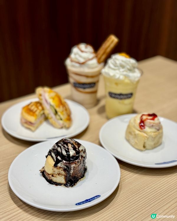 ✨美國超人氣肉桂卷專門店Cinnabon🧁🩵