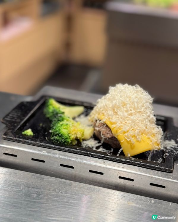 沙田 $95 兩塊漢堡扒、任食🍚、湯🍲、西蘭花🥦