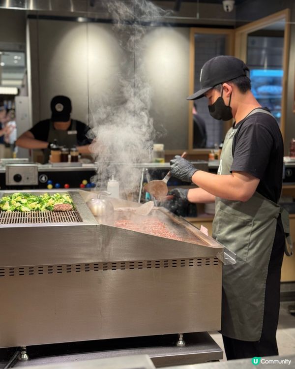 沙田 $95 兩塊漢堡扒、任食🍚、湯🍲、西蘭花🥦