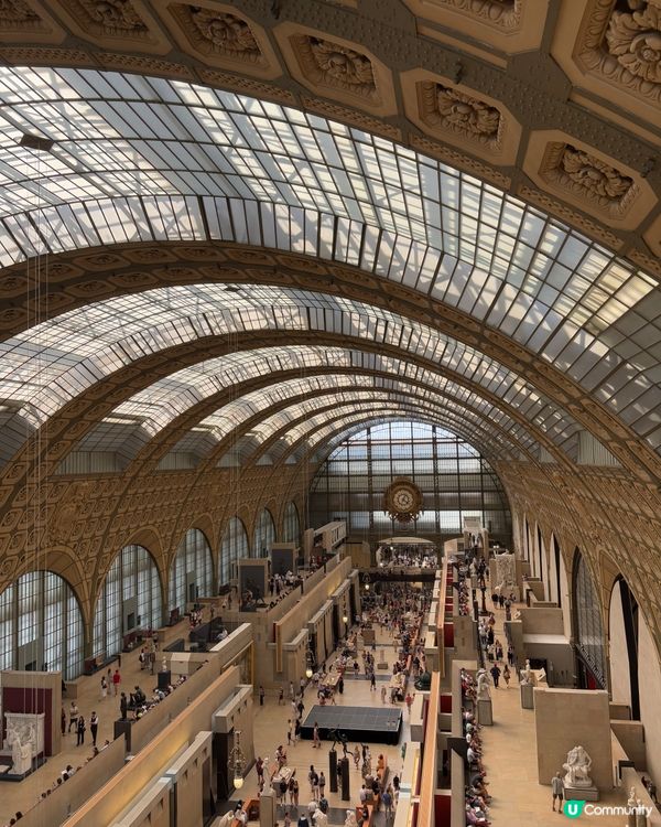 奧賽博物館打卡📸！舊火車站變藝術殿堂🤩