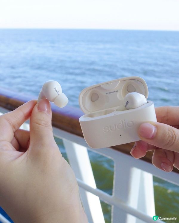 米白色系Sudio E3 真無線藍芽耳機~顏值高☺️超鐘意!...
