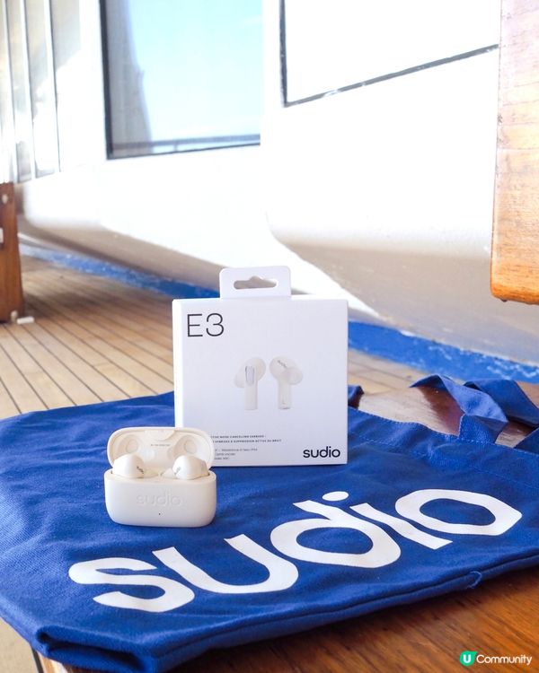 米白色系Sudio E3 真無線藍芽耳機~顏值高☺️超鐘意!...