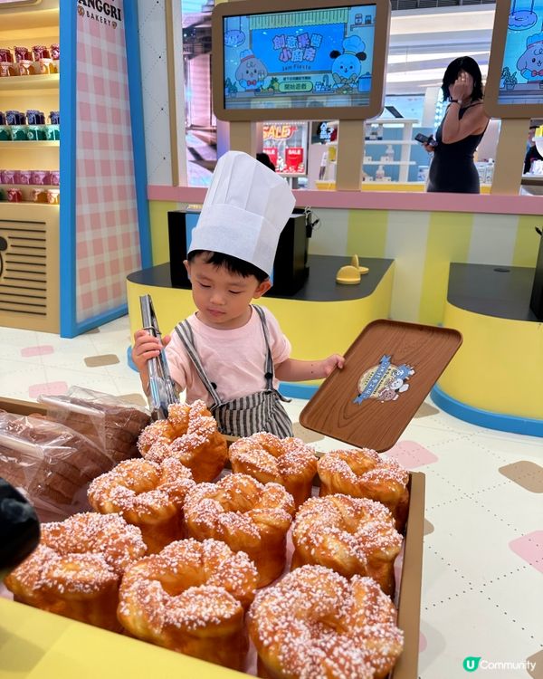 烘焙控必去！東港城夢工場🤩 親手整麵包掛飾！🍞✨