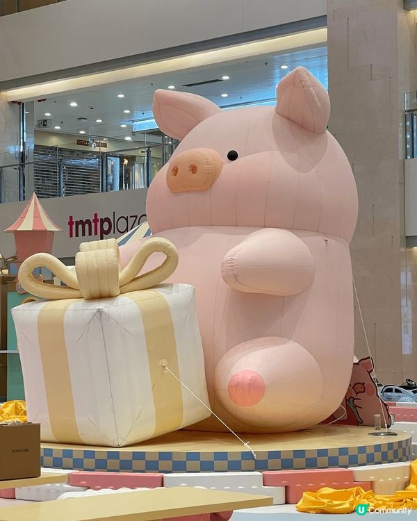 屯門市中心有超巨大lulu豬！
