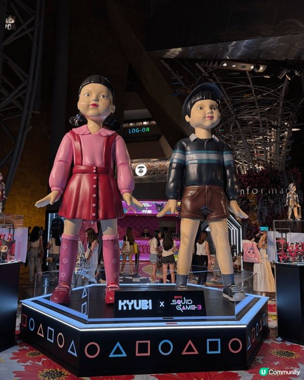 繼魷魚遊戲3已經上映，在旺角朗豪坊有魷魚遊戲主角打卡pop ...