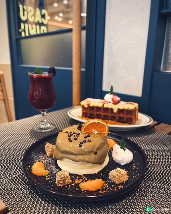 MOKO 新世紀廣場人氣cafe😋 新menu茶梳乎厘班戟！✨