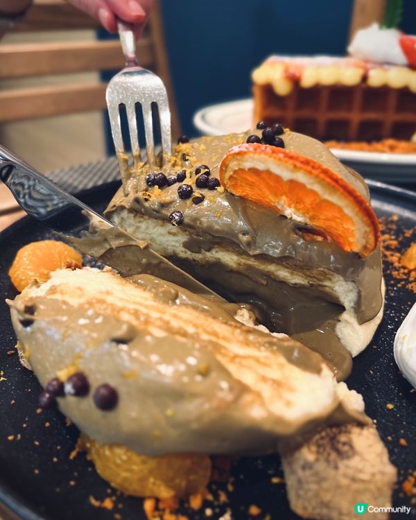 MOKO 新世紀廣場人氣cafe😋 新menu茶梳乎厘班戟！✨