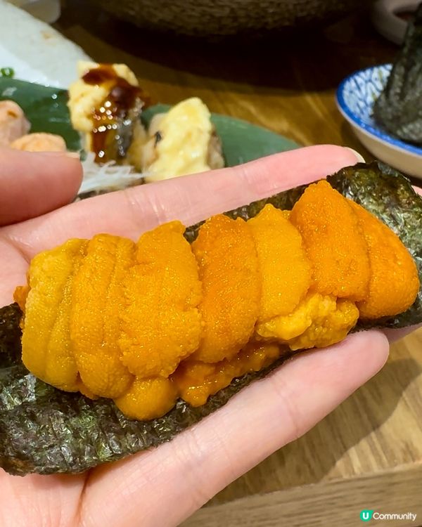 放題竟然有任食整盒海膽‼️🤩🤩😚