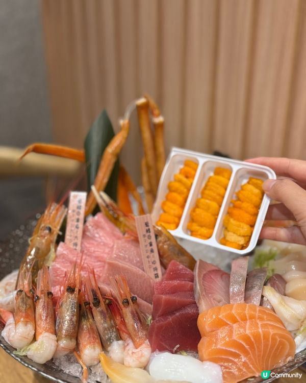 放題竟然有任食整盒海膽‼️🤩🤩😚