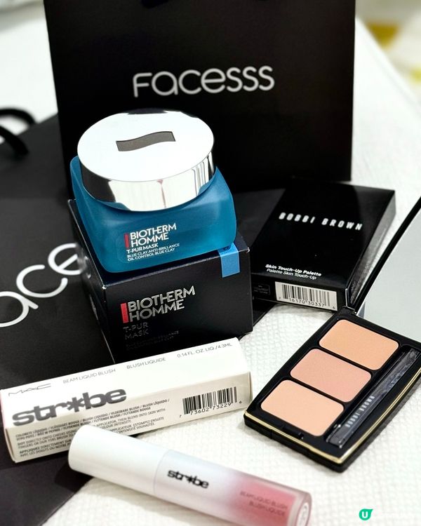 海港城Facesss底妝體驗、人生四格、美妝shopping