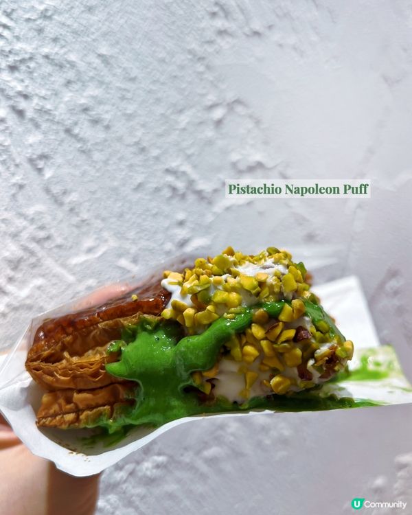 爆漿驚喜！呢間新開嘅拿破崙千層泡芙你食過未?😋 