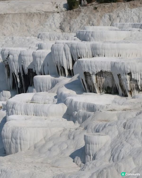 棉花堡好像一座雪山