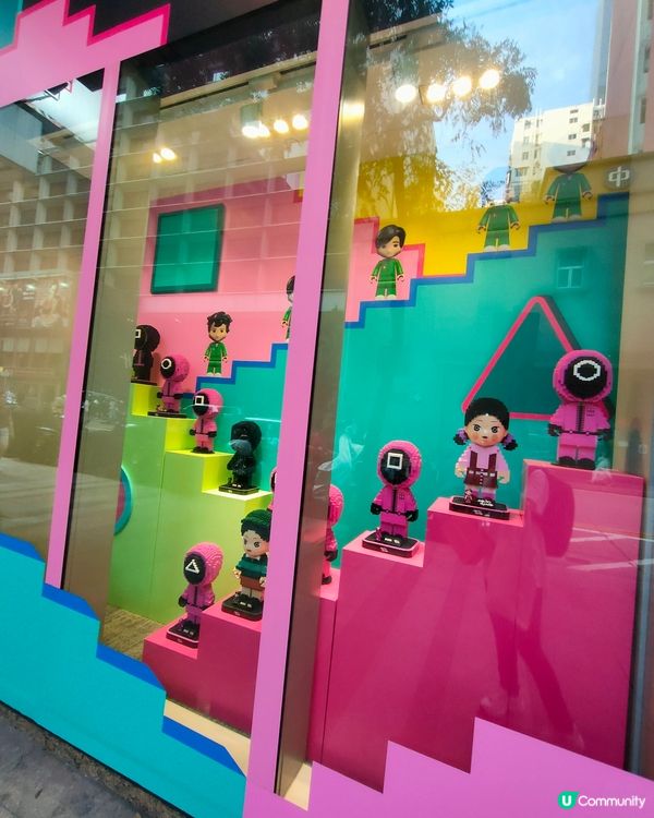 魷魚遊戲Pop Up Store！快啲嚟拎卡通貼紙啦📸！