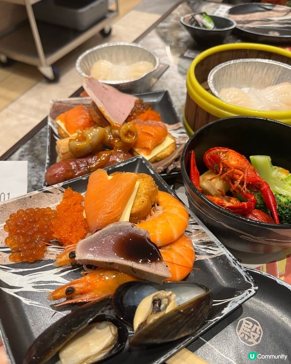 殿大喜屋自助餐🤤！任食魚子醬超正！🍣