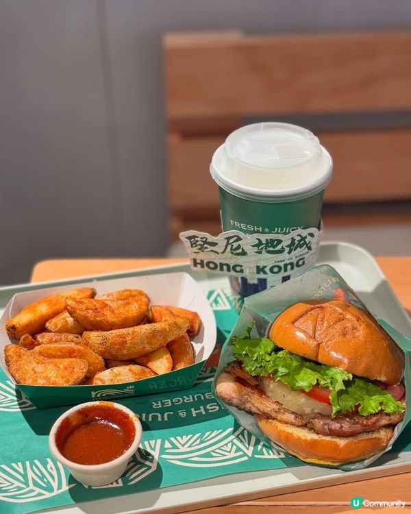 黑椒漢堡+海景！堅城新店打卡📸🍔🌅